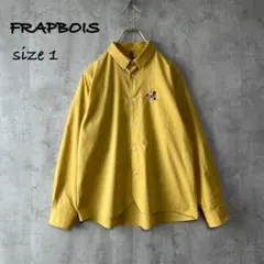 フラボア　FRAPBOIS×田室綾乃×クレパス シャツ　イエロー　サイズ1のサムネイル