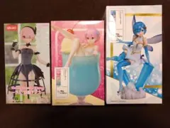 リゼロ ラウンドワン限定フィギュア クリームソーダ、鳥籠、ジュエルプリンセス