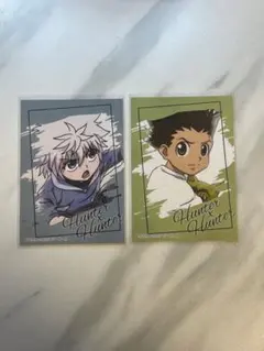 HUNTER×HUNTER ミニブロマイド　ゴン　キルア　幼少期