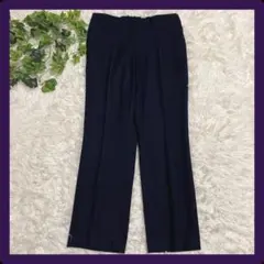 ★送料無料★大きいサイズ 46✨23区 ニジュウサンク　洗える ウール混 パンツ