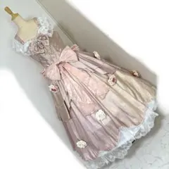 ATELIER PIERROT ピンク 姫フリルコルセットジャンスカ ドレス - メルカリ