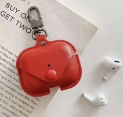 【新品未使用】AirPodsケース/保護ケース/レザー調/革