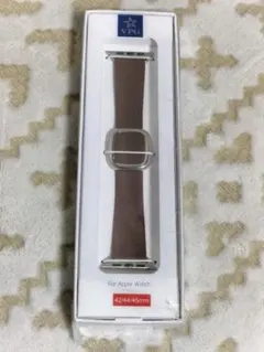 AppleWatch42/44mm用本革モダンバックルバンドAW-LEM02BR