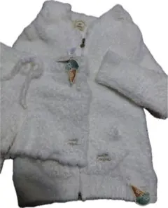 ジェラートピケ　ルームウェアセット　ホワイト　タグ付き