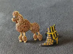 プードル／ブーツ　ブローチ