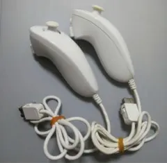 wii wiiu ヌンチャク（ホワイト）2個セット