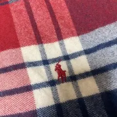 ポロ ラルフ ローレン　チェック柄ブランケット