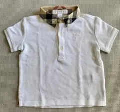 Burberry ホワイト ポロシャツ