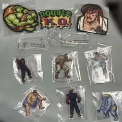 ストリートファイター　アクスタ　ラバーコースター等11点セット