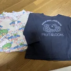 FRUIT OF THE LOOM 長袖カットソー ネイビー　他　2枚セット