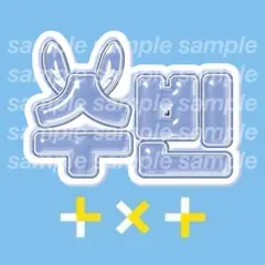 TXT スビン ぷっくりネームボード