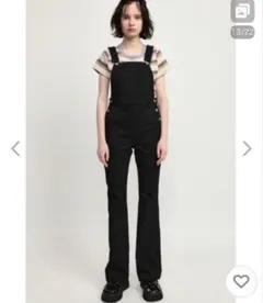 SLY 2way フレアデニムサロペット　moussy ワンピース　EMODAのサムネイル