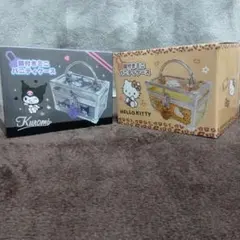 Kuromi & Hello Kitty ミニバニティケース 2点セット