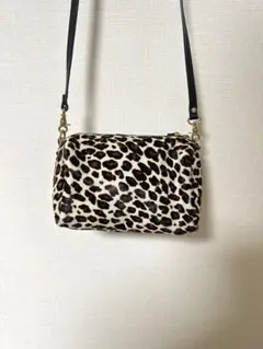 【タグ無し未使用】GIANNI NOTARO ヒョウ柄 ミニバッグ