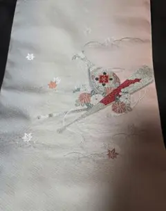 正絹　帯　反物　リメイク　生地