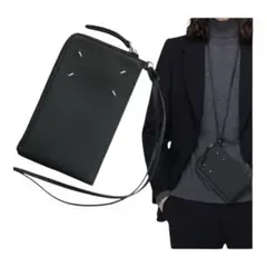 メゾンマルジェラ　ネックポーチ　スマホホルダー　ウオレット