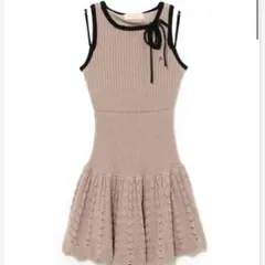 Aiden pleats mini dress - メルカリ