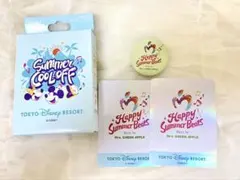 ディズニー サマークールオフ ミセスセット 缶バッジ ステッカー 3点のサムネイル
