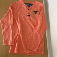RAG MART オレンジ 長袖カットソー 130cm