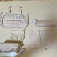 ローラアシュレイ　ポーチ　ペンケース　ブックカバー　バッグインバッグ　ミニトート