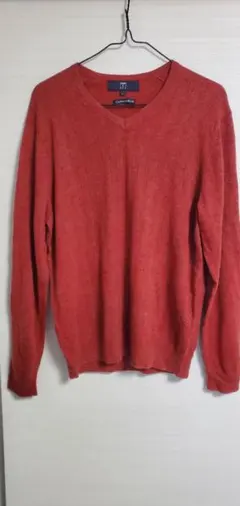 PERSON'S FOR MEN カシミアブレンドセーター Lサイズ レッド
