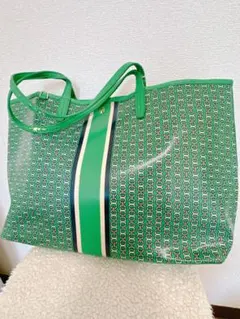 【美品】訳あり トリーバーチ グリーン 緑 トートバッグ ジェミニリンク