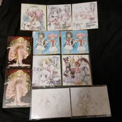劇場版 魔法少女まどか☆マギカ 色紙 イラストカードまとめ売り - メルカリ