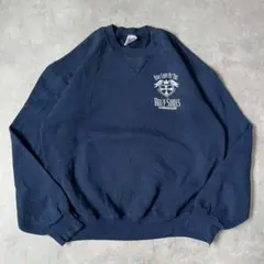 ラッセルアスレチック スウェット 古着 90s USA製 M 紺 17267