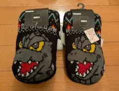 期間限定価格　ゴジラ　福助　靴下　ルームソックス　ボア　16〜18センチ