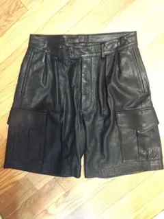 レザー パッチワーク カーゴショーツ ハーフパンツ レザー パッチワーク カーゴショーツ ハーフパンツ - メルカリ