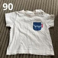 EDWIN ポケット付き Tシャツ 90サイズのサムネイル