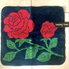 【エトワール 】ORIGINAL TOWEL タオルハンカチ 薔薇柄