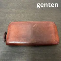 genten ゲンテン　レザーウォレット　長財布　ラウンドジップタイプのサムネイル