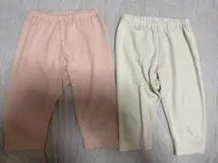 送料込2枚セット★7分丈ユニクロ　リラックスフィットレギンスパンツ　110サイズ
