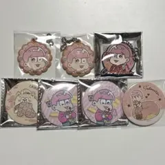 おそ松さん トド松 缶バッジ ラバーキーホルダー