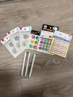 文房具セット 付箋・シール・ペン