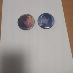 プロセカ　カラフルステージ！　グリッター缶バッジ　白石杏セット