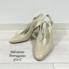 0011 Salvatore Ferragamo パンプス 5½Cサイズ