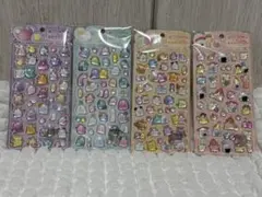 オバケーヌ　3Dステッカー　4枚セット　ポップシール