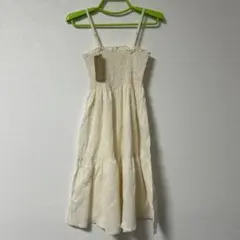 【新品未使用タグ付き！】夏用ワンピース　レディース　リゾート　Mサイズ