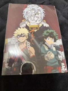 【年末セール】ヒロアカ クリアファイル 爆豪 緑谷 死柄木 (1枚入り)