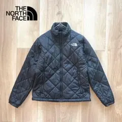 k144 【美品】ノースフェイス　キルティングジャケット　中綿　ブラック　M