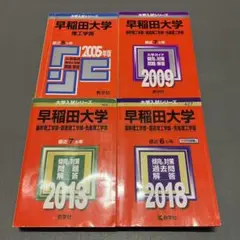 赤本　早稲田大学　基幹創造先進　理工　学部　1997年～2017年　21年分