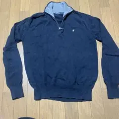 NAUTICA　ハーフジップ　US古着 Mサイズ
