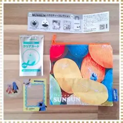 【まとめ売り】　パペットスンスン　ガチャ　ポーチ　&　スシロー　おまけ