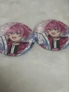 めておら　みかさくん　缶バッジ 2個セット