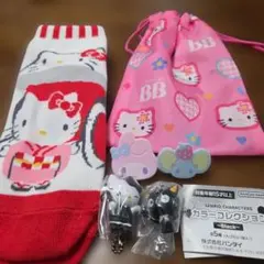 ハローキティ 巾着 ソックス チャーム セット