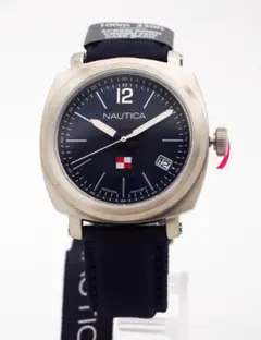 NAUTICA［ノーティカ］カジュアルメンズウォッチ　ネイビー×シルバー　新品