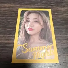 ジヒョ TWICE Summer Nights トレカ