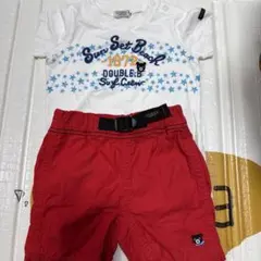 最終お値下 ☆ DOUBLE.B Tシャツとショートパンツ90セット